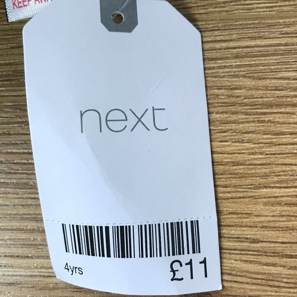 Next Kids Denim Jeans Age 4 Regular Trousers - Picture 9 of 9